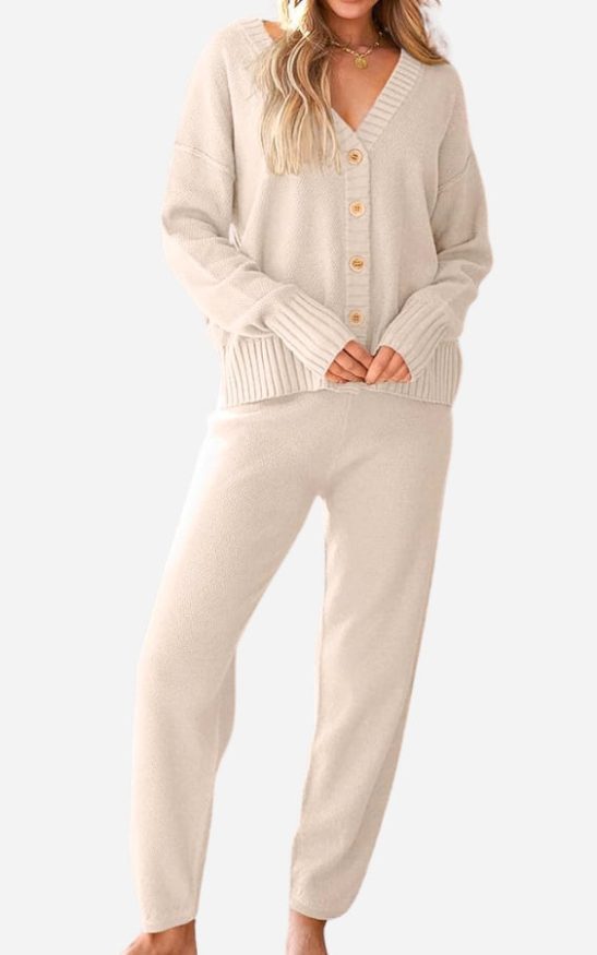 Two-Piece Knitwear Relaxed Co-Ord Set